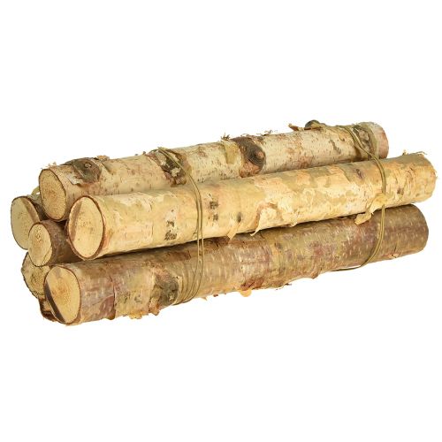 Floristik24 Dekoracyjne gałązki brzozy naturalne 30cm 6 szt