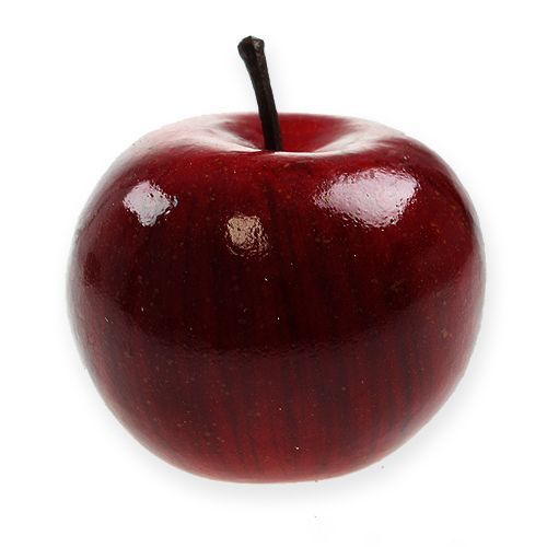 Produkt Sztuczne jabłka czerwone, błyszczące 6cm 6 szt