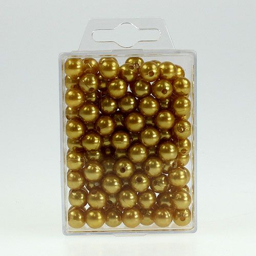 Produkt Koraliki ozdobne Ø10mm złote 115 szt