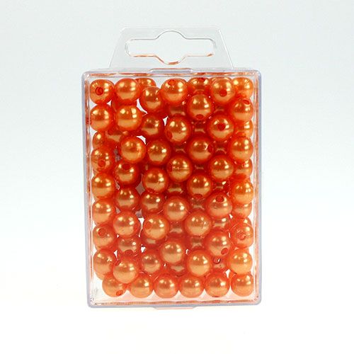 Produkt Koraliki dekoracyjne Ø10mm pomarańczowe 115 szt