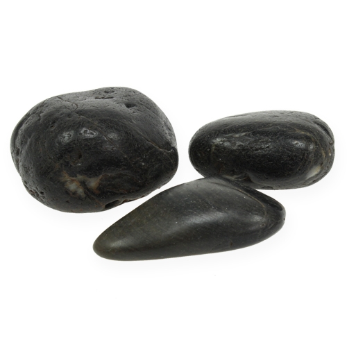 Floristik24 Kamienie Deco Stones Black 9cm 1kg