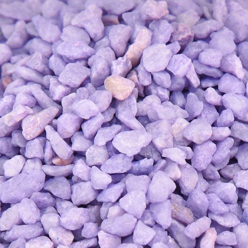Floristik24 Granulat dekoracyjny liliowy Kamienie dekoracyjne fioletowe 2mm - 3mm 2kg