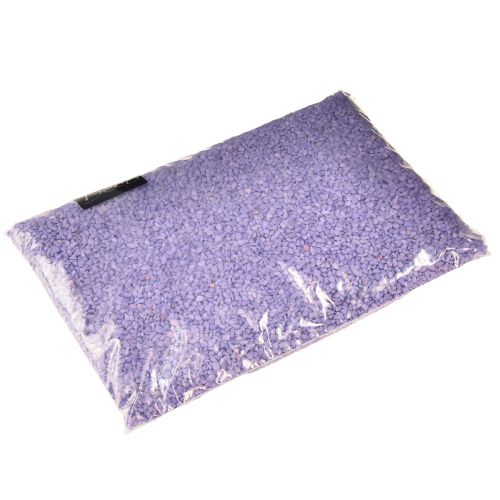 Floristik24 Granulat dekoracyjny liliowy Kamienie dekoracyjne fioletowe 2mm - 3mm 2kg