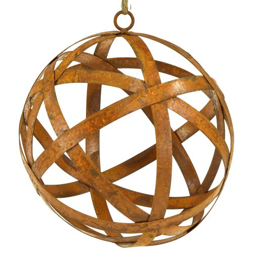 Produkt Dekoracyjna metalowa kula rdzy do dekoracji vintage Ø20cm