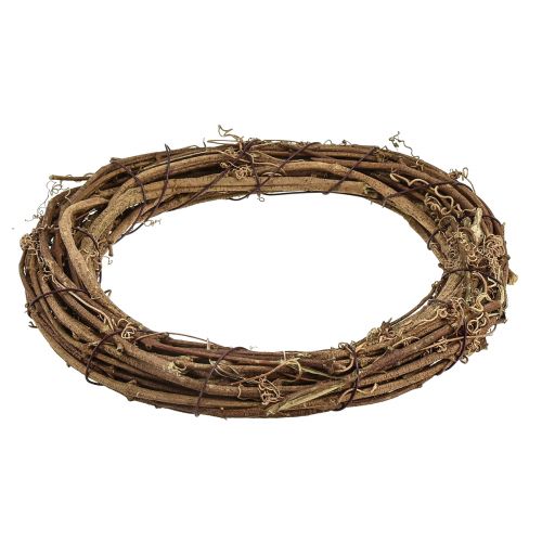 Produkt Dekoracyjny wieniec z winorośli naturalny wianek na drzwi jesień Ø20cm 4szt