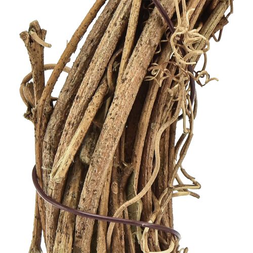Produkt Ozdobny pierścień mini wieniec z winorośli naturalny Ø15cm 6szt