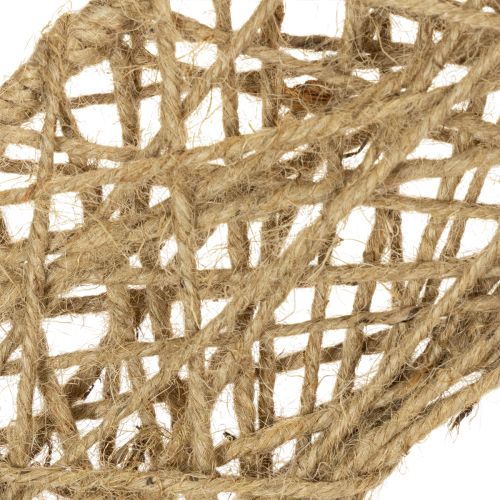 Produkt Dekoracyjne pierścienie jutowe, naturalna dekoracja wisząca, styl boho, Ø38 cm, 2 sztuki, pierścienie metalowe, dekoracja ścienna, dekoracja okna