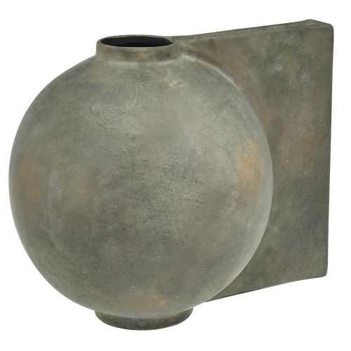 Produkt Wazon dekoracyjny ceramiczny o wyglądzie antycznym brązowo-szary 30×20×24cm