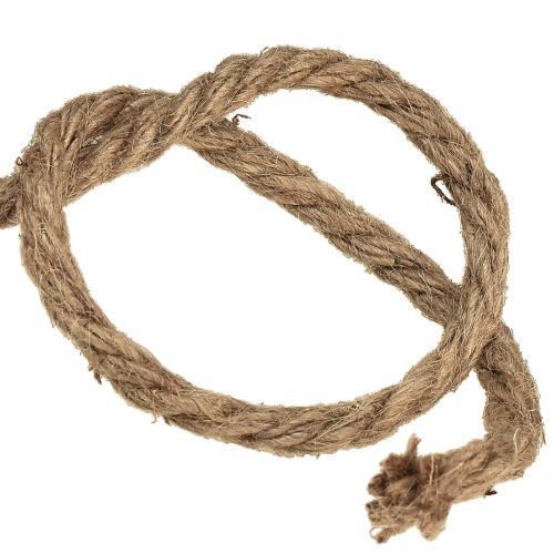Produkt Gruby sznur jutowy na drewnianej szpuli ozdobny sznurek Ø6mm 18m