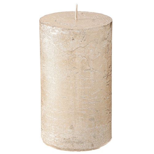Produkt Świece jednokolorowe platynowe 70x120mm 4 szt
