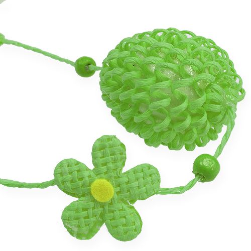 Floristik24 Girlanda Wielkanocna Zielona 120cm