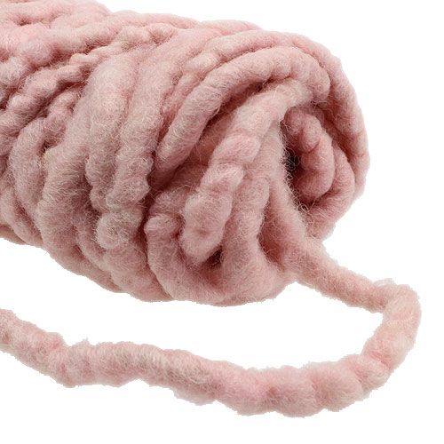 Produkt Filcowy sznurek polarowy Mirabell 25m różowy