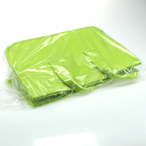 Floristik24 Torba filcowa jabłko zielone 38x20x24cm