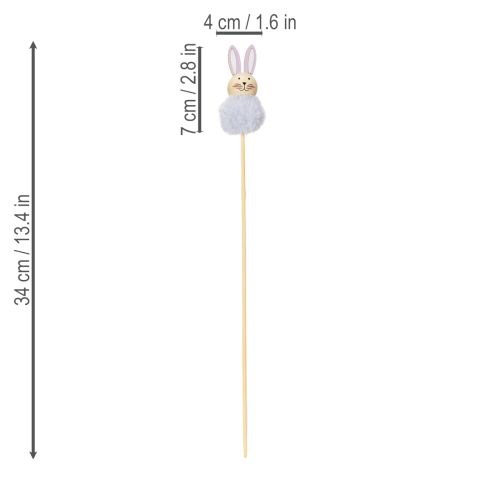 Produkt Puszyste figurki zajączków wielkanocnych na radosne święta wielkanocne, dekoracja pokoju, 34 cm, 12 sztuk