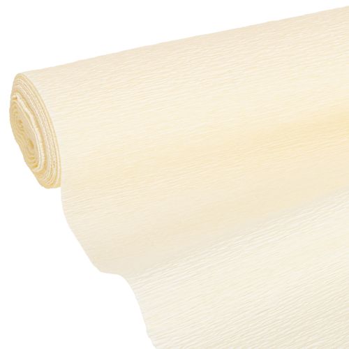 Floristik24 Bibuła florystyczna krepa florystyczna szampan 50×250cm 5 szt.