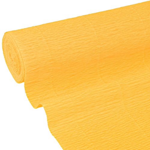 Bibuła florystyczna krepa florystyczna żółta słoneczna 50×250cm 5 szt.