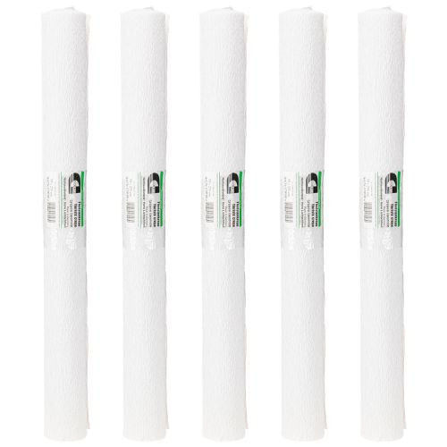 Produkt Papier florystyczny krepa florystyczna biała 50×250cm 5 szt.