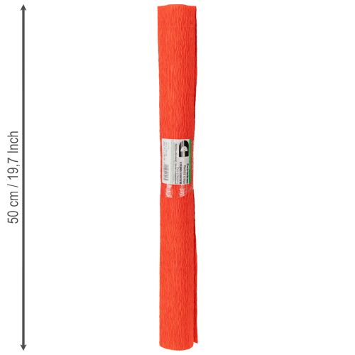 Produkt Papier florystyczny krepowy czerwony 50x250cm