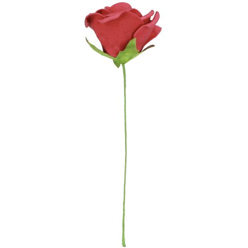 Produkt Róże Piankowe Róże Piankowe Czerwone Sztuczne 7,5cm 18 szt