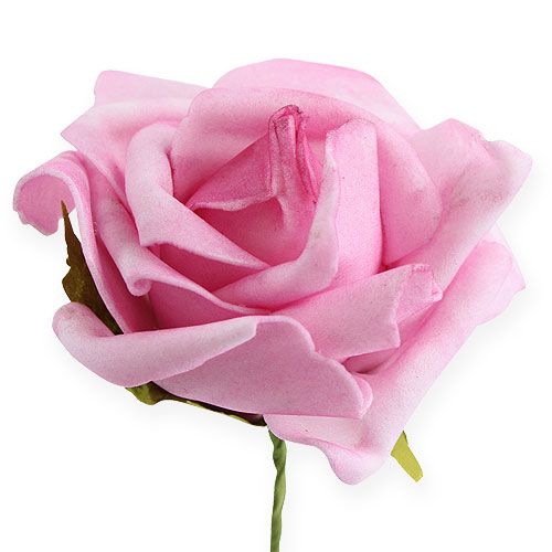 Produkt Piankowa róża Ø8cm jasnofioletowa 18 sztuk