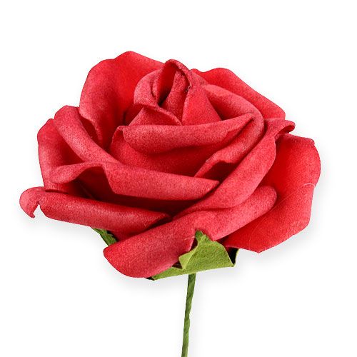 Produkt Róża piankowa Ø6cm czerwona 27 szt