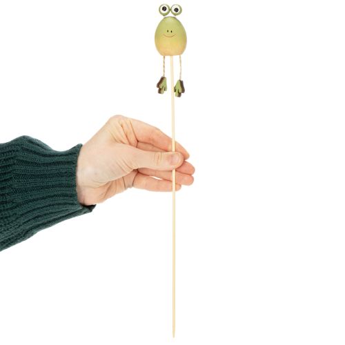 Produkt Patyczki ogrodowe w kształcie żab do ozdabiania doniczek wiosną i latem, 34 cm, 6 szt.