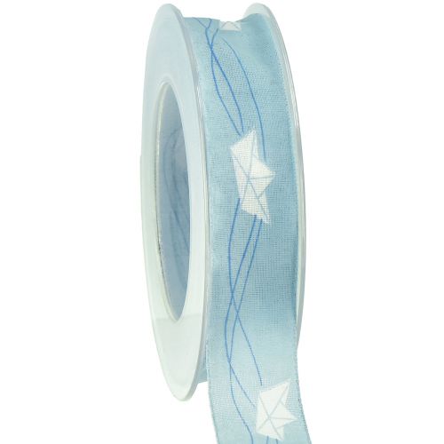 Produkt Wstążka prezentowa niebieska statek ozdobna wstążka morska 25mm 20m