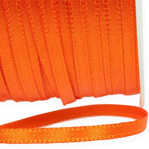 Produkt Wstążka satynowa wstążka prezentowa wstążka dekoracyjna pomarańczowa 3mm × 50m