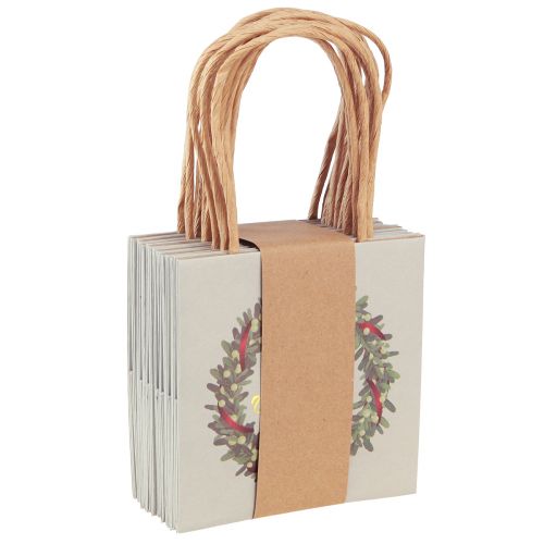 Produkt Torba prezentowa z uchwytami Torba prezentowa szara 12×12cm 8 szt
