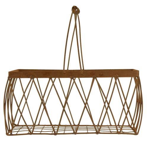 Produkt Kosz siatkowy Kosz metalowy o wyglądzie rdzy 28x13,5x14cm 2szt