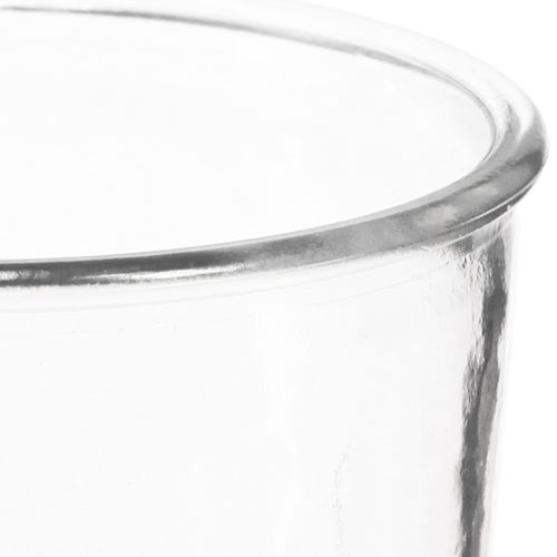 Produkt Wazon szklany stożkowy wazon dekoracyjny przezroczysty Ø12cm W15,5cm 2szt