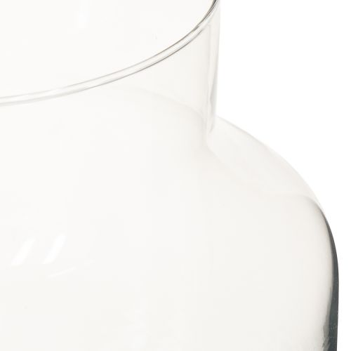 Produkt Wazon szklany okrągły duży, 100% szkło z recyklingu, H20, Ø17 cm