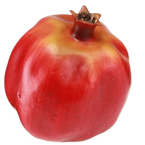 Granat ozdobny owoc sztuczna czerwona dekoracja okna 10,5cm