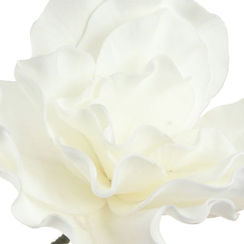 Produkt Duże kwiaty piankowe, sztuczne kwiaty piankowe, białe, 85 cm, 2 szt.