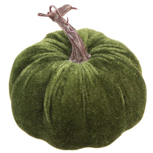 Floristik24 Jesienna dekoracja dynia jasnozielona zielona ciemnozielona Ø13cm 3 szt