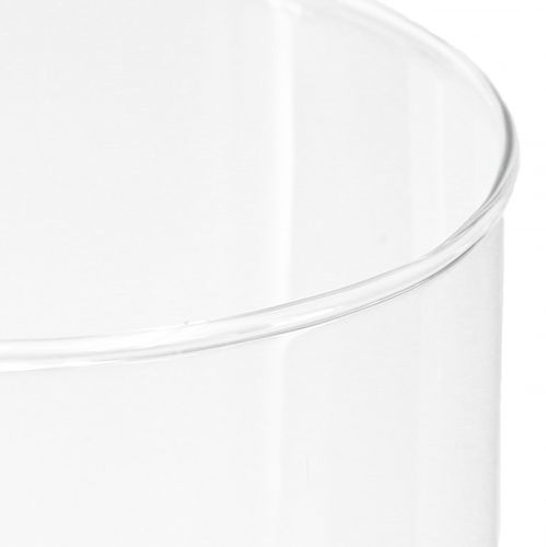 Floristik24 Wysoki wazon szklany Stożkowy wazon szklany o średnicy 30 cm Ø10,5 cm