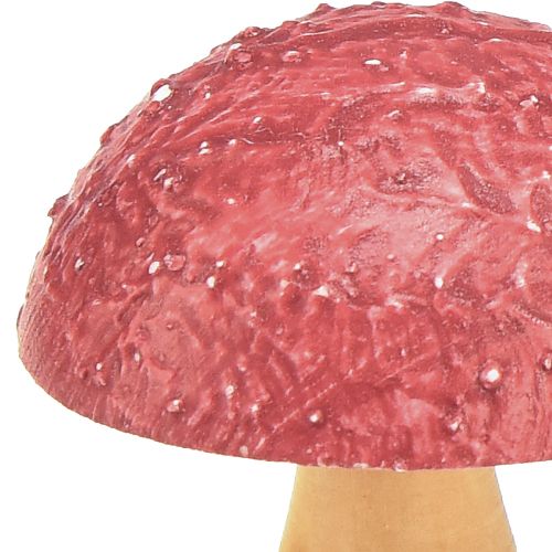 Produkt Grzyby Drewniane Grzyby Dekoracyjne Dekoracja Stołu Jesień Czerwony Naturalny 5×6cm 9szt