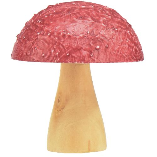 Produkt Grzyby Drewniane Grzyby Dekoracyjne Dekoracja Stołu Jesień Czerwony Naturalny 5×6cm 9szt