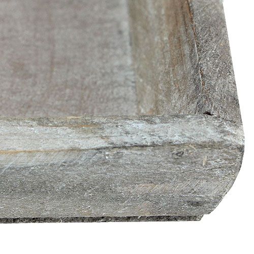 Produkt Miska drewniana jasnoszara 35cm x 11cm