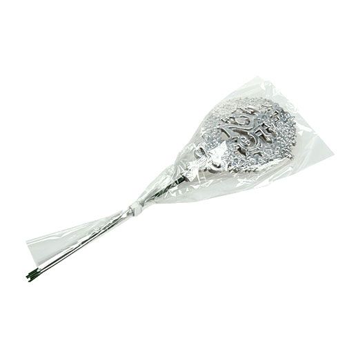 Produkt Rocznicowy numer 25 srebrny Ø8cm 10szt