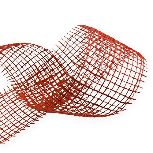 Produkt Wstążka jutowa czerwona 5cm 40m
