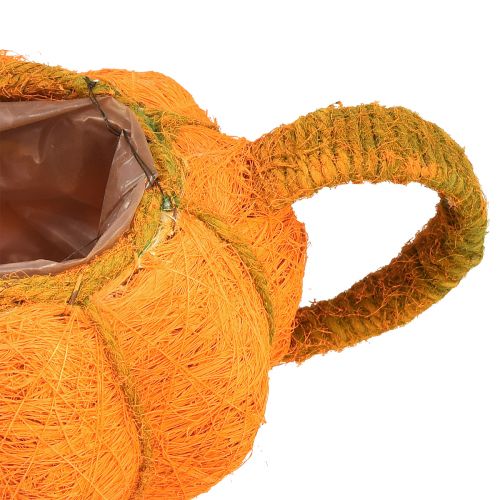 Produkt Doniczka do sadzenia dyni, dekoracja pomarańczowa/żółto-zielona Ø13cm