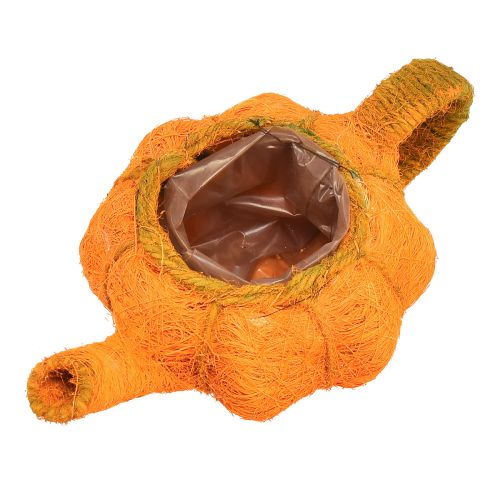 Produkt Doniczka do sadzenia dyni, dekoracja pomarańczowa/żółto-zielona Ø13cm