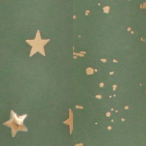 Produkt Świeca jako choinka Świeca świąteczna zielone złoto Ø4,5cm W25cm 2szt