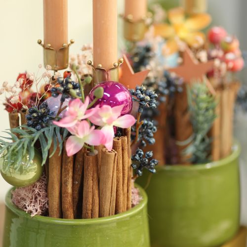 Produkt Świecznik korona złoty, świecznik metalowy 4 szt.