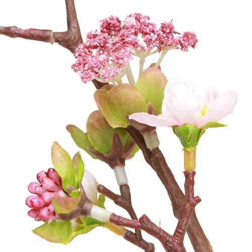Produkt Gałązka kwiatu wiśni różowa 95cm