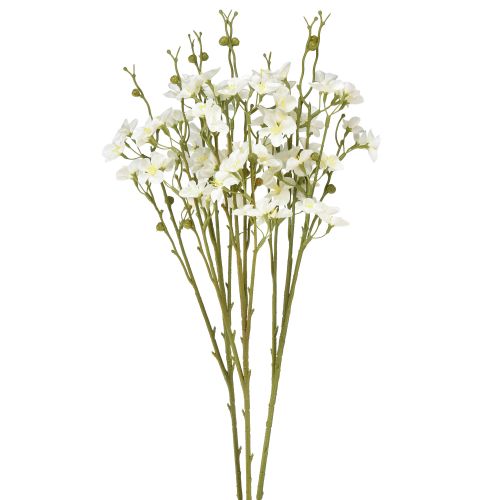 Produkt Gałązki kwiatów wiśni Sztuczne kwiaty wiśni białe 75cm 3 szt
