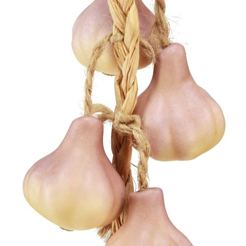Produkt Ozdoba czosnkowa do zawieszania sztuczna żółto-fioletowa L50cm