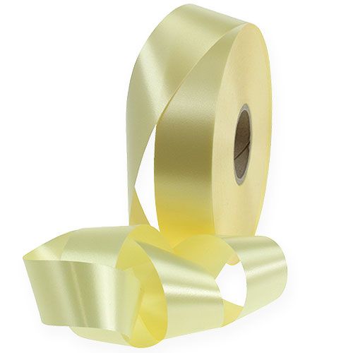 Wstążka do curlingu 30mm 100m żółta jasna