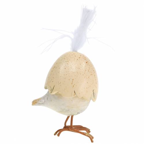 Produkt Kurczak w skorupce biały, kremowy 6cm 6szt